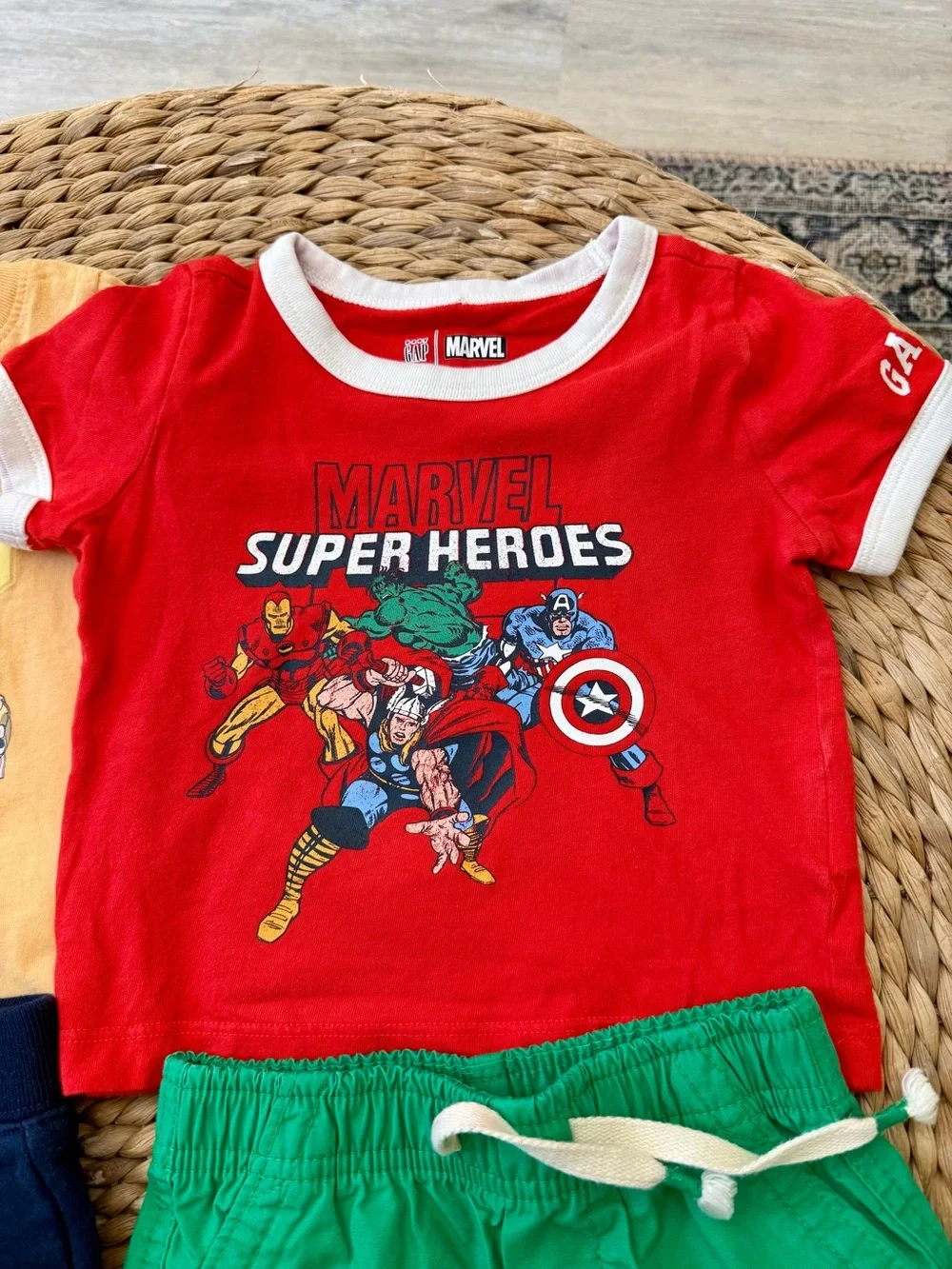 Gap Baby Boys Lot Sz 12-18 Months Marvel and Paw Patrol